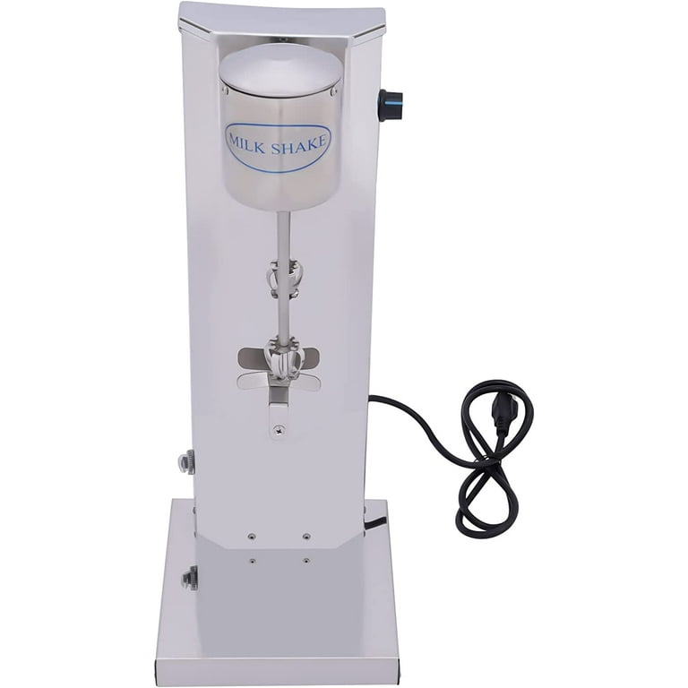 SHZICMY Milk Shaker Machine Milk Shaking Mixer Commercial Stainless Steel  Drink Beverage Mixer Blender for Commercial and Home Use 110V (Single-head)