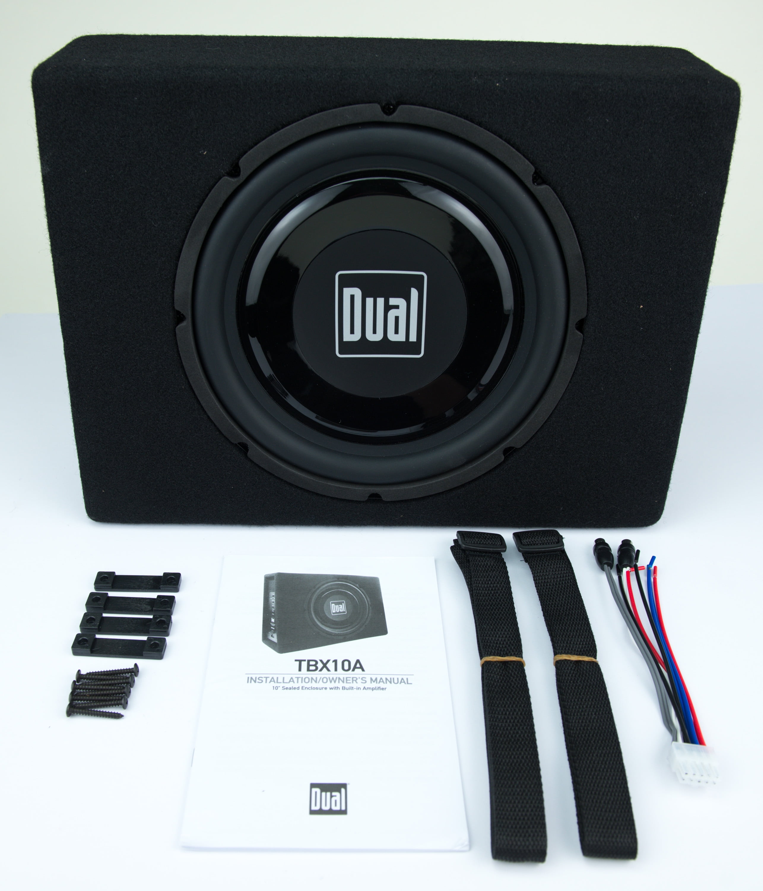 dual 10 inch sub with built in amp