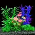 thumbnail image 5 of Artificial Aquatic Plants Aquarium Artificial Plastic Plants Decor,Betta Goldfish Turtle Fish Tank Grass Accessories Small Aquarium Decorations, 5 of 7