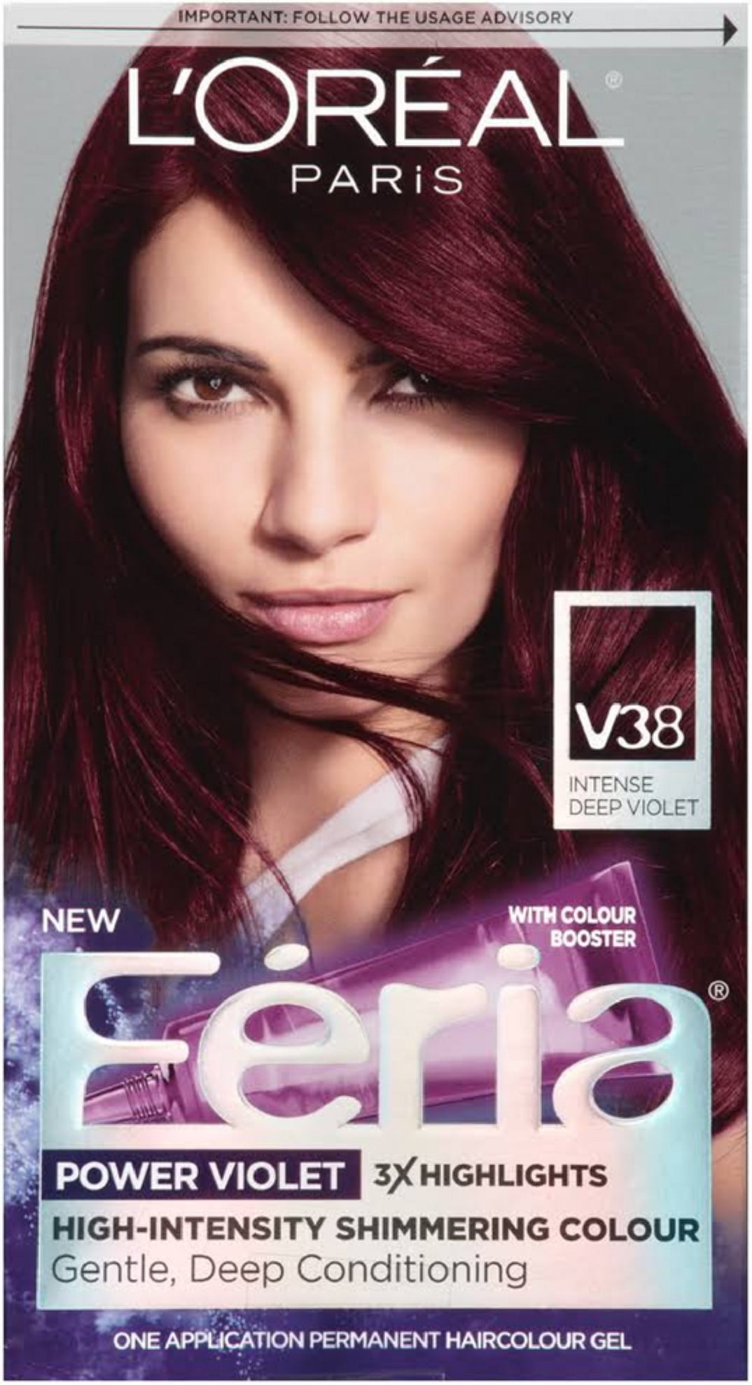 4 Pack - L'Oreal Paris Feria Power Violet High-Intensity ...