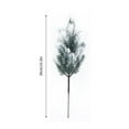 thumbnail image 3 of Xecvkr Artificial Needle Branches Christmas Stalks Green Plant Faux Leaves Picks DIY Wreaths Tree Crafts Indoor Vase Filler Realistic Sprigs 2pcs 15.4in, 3 of 4