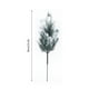thumbnail image 3 of mfyjkho 2 tallos artificiales de árbol de Navidad con agujas verdes de imitación, ramas para manualidades, guirnaldas y decoración navideña., 3 of 5