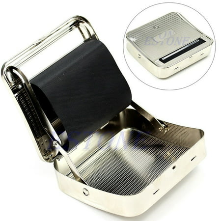 Automatic Tobacco Roller Box Cigarette Roll Rolling Machine Stainless Steel Case Tray By Quality Home Ship from (Kentucky's Best Rolling Tobacco)