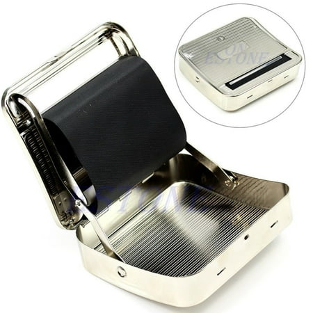 Cigar Roller Machine Automatic Tobacco Roller Box Cigarette Roll Rolling Machine Stainless Steel Case Tray By Quality Home Ship from US ()