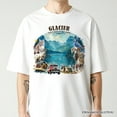 thumbnail image 5 of Artistic Glacier National Park Adventure T-Shirt, Montana Travel Tee and Souvenir, 5 of 5