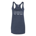 thumbnail image 2 of Eat Sleep Game Video Gamer Gift Fan Pop Culture Tri-Blend Racerback Tank Top, Vintage Navy, Large, 2 of 3