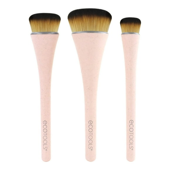 Kit de brochas de maquillaje EcoTools 360 Ultimate Blend, juego de 3 piezas