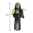 thumbnail image 3 of Modelo inflable Modelo inflable de Halloween Ligero Aterrador Poliéster Grim Reaper Prop para fiesta Jardín Patio, 3 of 9