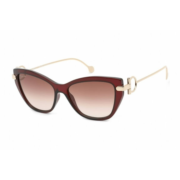 Salvatore Ferragamo SF928S 606 Women's Wine Cat Eye Sunglasses