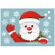 thumbnail image 1 of Pegatinas estáticas para ventana con dibujos de Papá Noel, ciervo, alce, copo de nieve, muñeco de nieve, decoración para fiesta navideña, 1 of 5