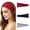 3PC|Multicolor-B, variant on Workout Headbands For Women Athletic Non Slip Solid Color Stretchy Sweatbands Running Yoga Fitness Sports Hair Bands (Free Size, Black)