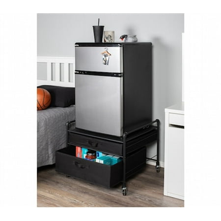 The Fridge Stand Supreme Drawer Organization Black Pipe Frame With Black Drawers