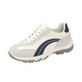 thumbnail image 2 of Willtoo Womens Casual Sneakers Lace Up Low Top Walking Shoes Lightweight Soft Sole Retro Athletic Fashion Trainers, 2 of 5