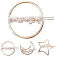 thumbnail image 2 of Barrette pour Femmes Décorative, Charmante, Assortie de Perles, Épingle de Coiffure, 2 of 10