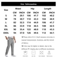 thumbnail image 3 of Corduroy Straight Leg Pants for Men Wide Leg Relaxed Fit Striped Drawstring Spring Fall Travel Trousers, 3 of 7