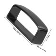 thumbnail image 2 of Raindrops 2Pcs Metal Belt Loop Keeper Dark Grey Durable Stainless Steel Belt Loop Connector for Sewing, 2 of 8