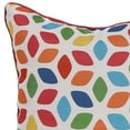thumbnail image 2 of Jordan Manufacturing 18" x 18" Multicolor Confetti Floral Square Decorative Throw Pillow with Welt, 2 of 5