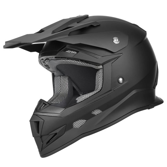 Casco GLX GX23 Dirt Bike Off-Road Motocross ATV DOT negro mate