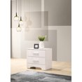 thumbnail image 3 of Topline Home Furnishings Ultra Violet White Night Stand, 3 of 4