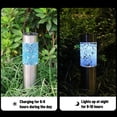thumbnail image 5 of Lámpara Solar de césped cilíndrica con estaca, luz nocturna de calle, lámpara de camino de jardín para exteriores, paisaje decorativo creativo, 5 of 5
