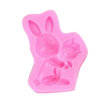 

TANGNADE Kitchen Supplies Bunny DIY Tool Molds Baking Silicone Cake Chocolate Easter Cake Mould Cake Mould B