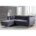 thumbnail image 4 of Meridian Furniture Inc Eliana Upholstered Reversible Sectional Sofa, 4 of 11