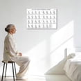 thumbnail image 5 of Seated Exercise Chart Tai Chi Chair Workout Canvas Poster 12x18 Unframed Bedroom Decor, 5 of 8
