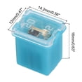 thumbnail image 2 of Uxcell Automotive Cartridge Fuse 48V 20A Female Terminal J Case Box Low Profile Car Truck Blue 5pcs, 2 of 4
