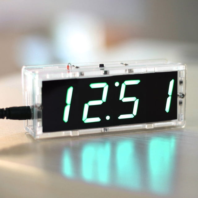Labymos Reloj parlante LED digital compacto de