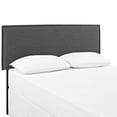 thumbnail image 3 of Camille Queen Upholstered Fabric Headboard - Gray, 3 of 4