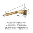 thumbnail image 6 of Amerock Revitalize Champagne Bronze Single Post Toilet Paper Holder, 6 of 8