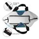 thumbnail image 4 of Balery Tropical Paradise Window View Bolsa Tote Estilo Estético con Cremalleras, Bolsa de Hombro, Bolsa de Compras Grande y Plegable, 4 of 8