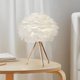 thumbnail image 5 of LED Feather Table Lamp Desk Light Romantic Reading Lamp for Home Dorm Decoration Gloria Lámpara de escritorio, 5 of 9