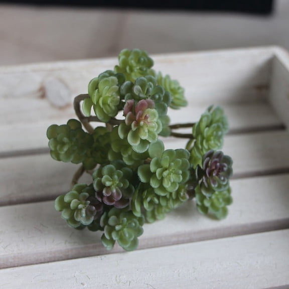 Useful Artificial Plants Pvc Simulation 24 Heads Simulation Succulents Wedding Decoration Display Garden Indoor