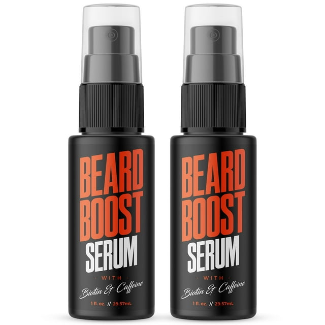 Sérum para el crecimiento de barba Wild Willies 30 ml (paquete de 2) con biotina y cafeína