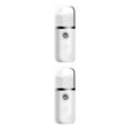 thumbnail image 3 of Pulverizador de niebla facial Seitruly 40ml humidificador hidratante recargable USB portátil Blanco elegante 2piezas, 3 of 6