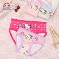 thumbnail image 2 of 4Pcs Hello Kitty Kid Girls Underwear Cartoon Cute Pattern Printing Cotton Panties Briefs Shorts Soft Breathable Baby Underpants, 2 of 19