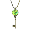 thumbnail image 1 of Hola verano cactus Llavero Collar Colgante Bandeja Cadena Embellecida Unbranded M, 1 of 3