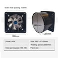 thumbnail image 3 of 6 Inch Exhaust Fan 6" Air Ventilation Inline Extractor Kitchen Bathroom Ventilator Wall Window Ceiling Draft Blower ,High-Efficiency, 3 of 3