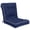 Blue-17 x 17 & 21 x 17 In, variant on Square Tufted Outdoor Seat Cushions Beige 19 x 19 In Indoor Outdoor Use