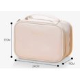 thumbnail image 4 of trousse De Toilette En Cuir Pu Pour Femmes - Marron, Grand Sac Cosmtiques Pour Hommes, Trousse Cosmtiques, Organisateur De Voyage Pour Hommes Et, 4 of 5