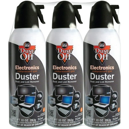 Dust-Off DPSXL3 Disposable Dusters (3 pk) (Best Canned Compressed Air Alternative)