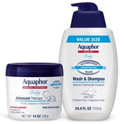 مجموعة Aquaphor Baby Everyday Essentials ذات الحجم المناسب، مجموعة Baby Essentials المكونة من قطعتين