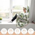 thumbnail image 6 of Sweet-tropical-pattern Wearable Blanket Women Men Hooded Blanket Adult Plush Poncho Lightweight Soft, 6 of 6