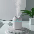 thumbnail image 3 of relayinert 250ML Mini Air Humidifier Ultrasonic Aroma Essential Oil Aromatherapy Diffuser For Home Car Fogger Mist Maker With Night Lamp White, 3 of 6