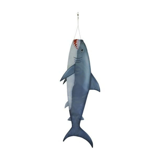In The Breeze Baby Shark 30 Inch Fish Windsock Realistic Shark Fishsock Walmart Com