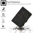 thumbnail image 3 of Allytech Smart Case for Fire HD 10(11th Gen 2021), Fire HD 10 Plus Cover 2021, Vegan PU Leather Anti-Shock Multi-Angle Stand Back Shell Auto Wake Sleep Wallet Case for Fire HD 10.1 inch 2021, Gray, 3 of 7