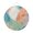 Coral, Teal, Navy, variant on Round Welcome Sign for Front Door, Orange Green Blue Palm Leaves Hanging Metal Farmhouse Wall Decor for Porch Entryway, Summer Tropical Botanical Decoration for Holiday Housewarming Gift, 8 in