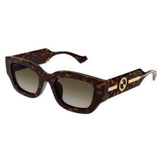 GUCCI GG0729SA 002 Havana Dark Brown Round Oval Panthos Women\'s Sunglasses GUCCI GG0729SA 002 Havana Dark Brown Round Oval Panthos  main image 4
