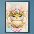 thumbnail image 1 of Cuadros Decorativos 5D bricolaje taladro redondo completo diamante pintura pájaro Kit decoración del hogar artesanía (A7263) Wdftyju embutido en tela, 1 of 6